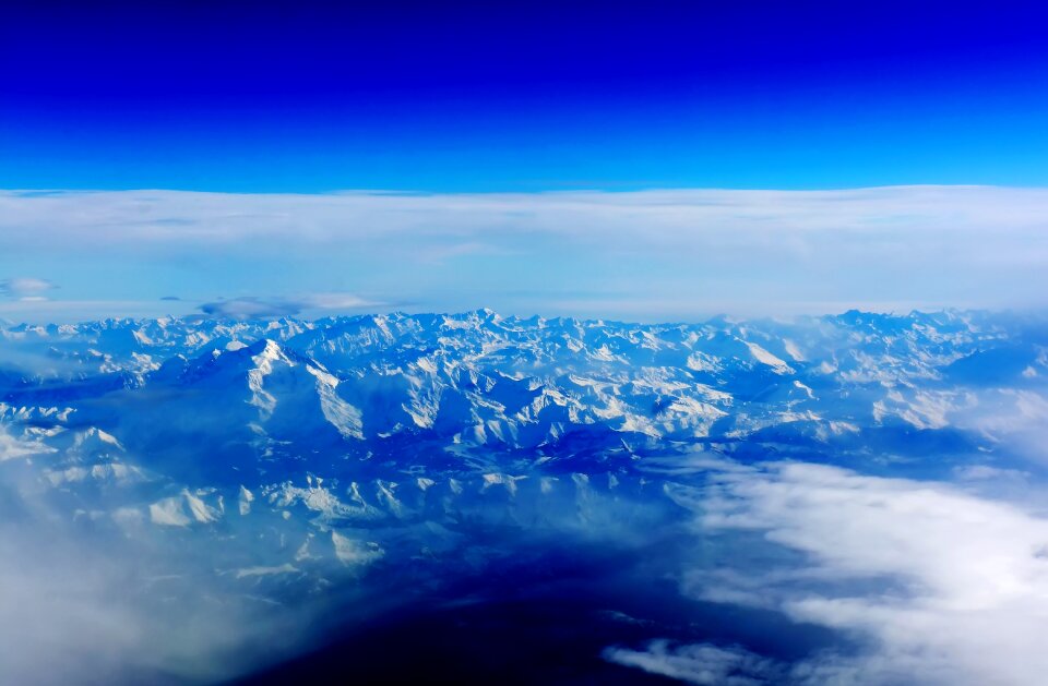 Switzerland winter sunny