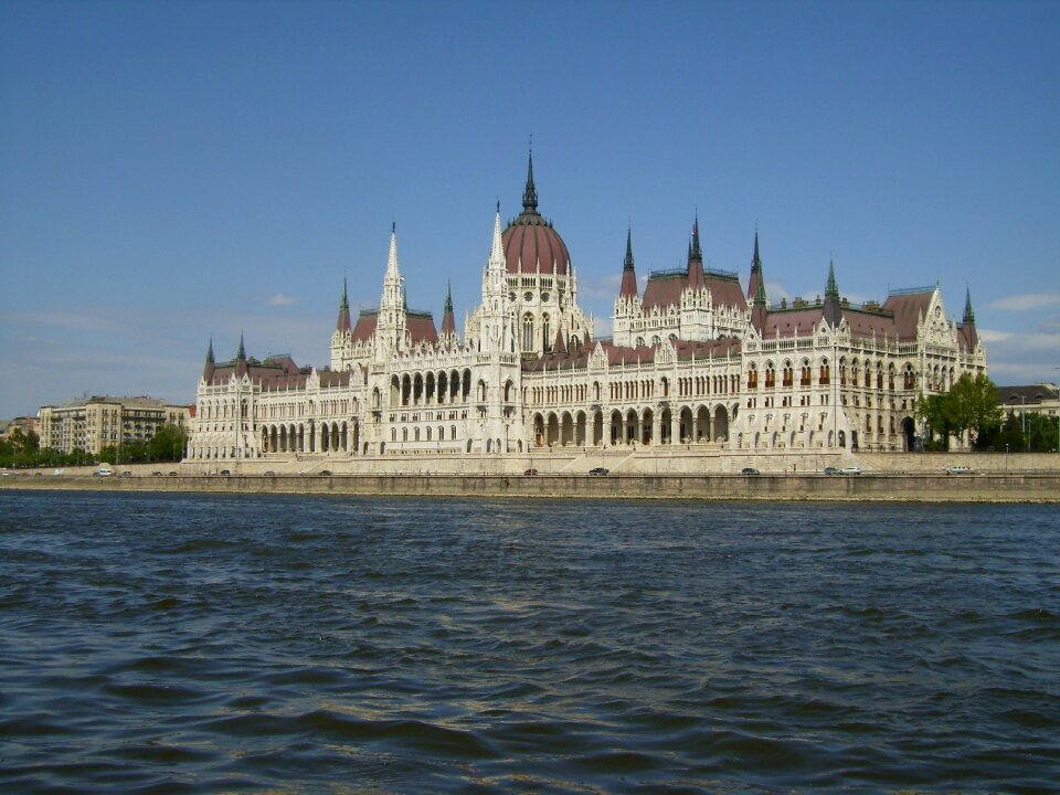 Hungarian parliament building danube building