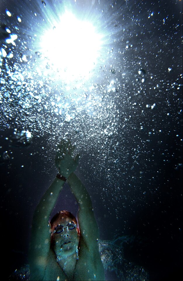 Swimming swim underwater
