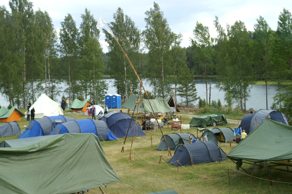 Camp tent outdoor life