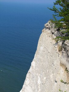 White cliffs sea white photo