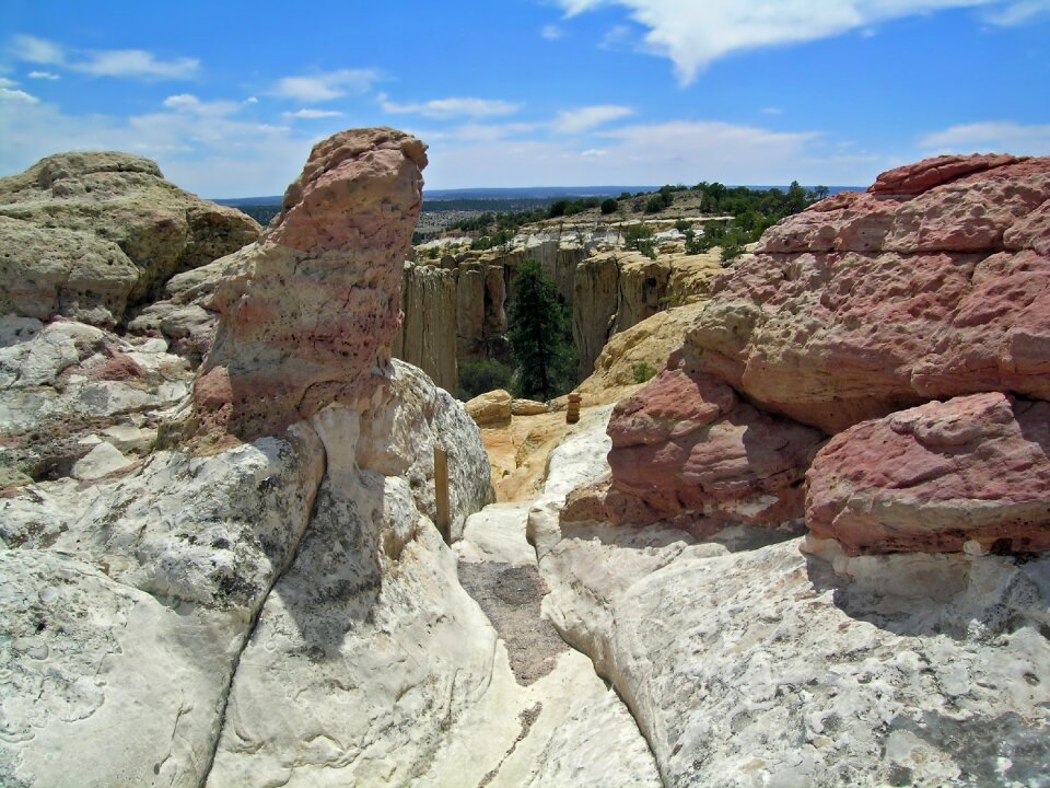 Sandstone mountains outside