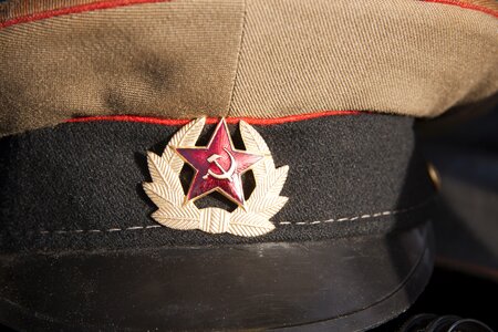 Red army hammer and sickle nippes