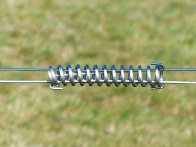 Steel tension spring stainless steel metal