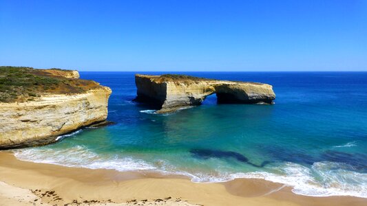 Ocean landscape beach photo