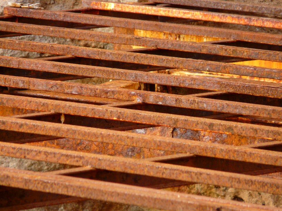 Steel mesh grid metal