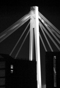 Night lighting shining