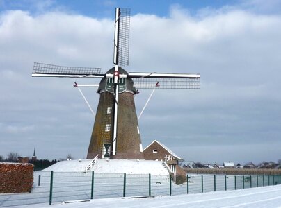 Winter snow ice photo