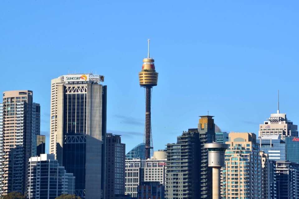 Tall skyline sky photo