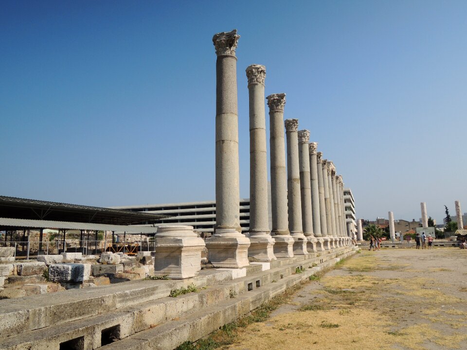 Ancient times pillar monument