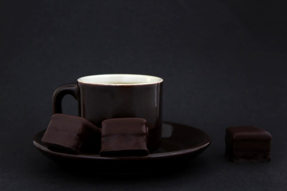 Cocoa powder chocolate pieces dark chocolate