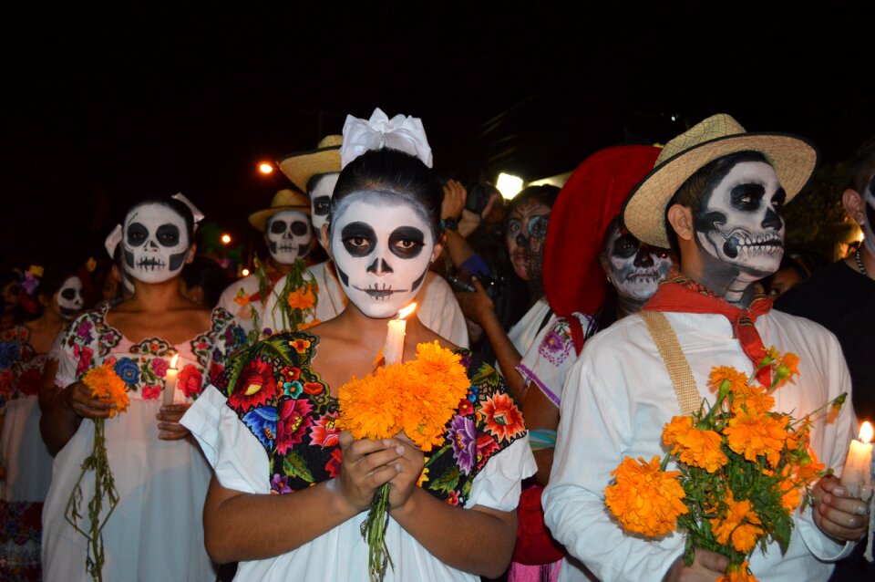Skeleton popular festivals death