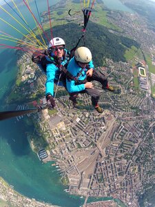 Bird's eye view lucerne central switzerland