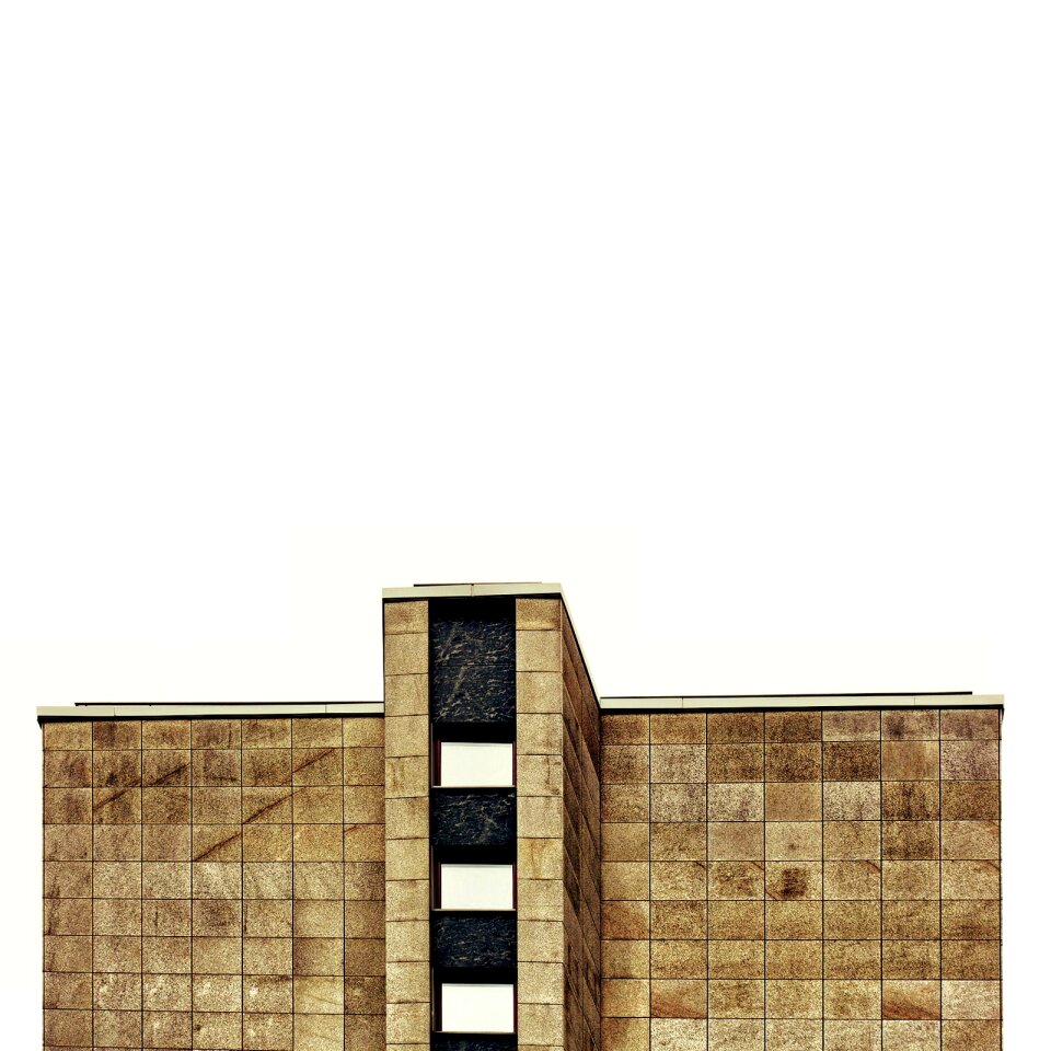 Hauswand abstract window