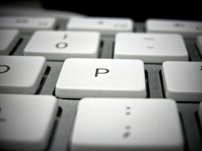 Typing pc laptop