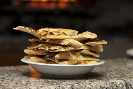 Crushed oil and salt wood fired oven