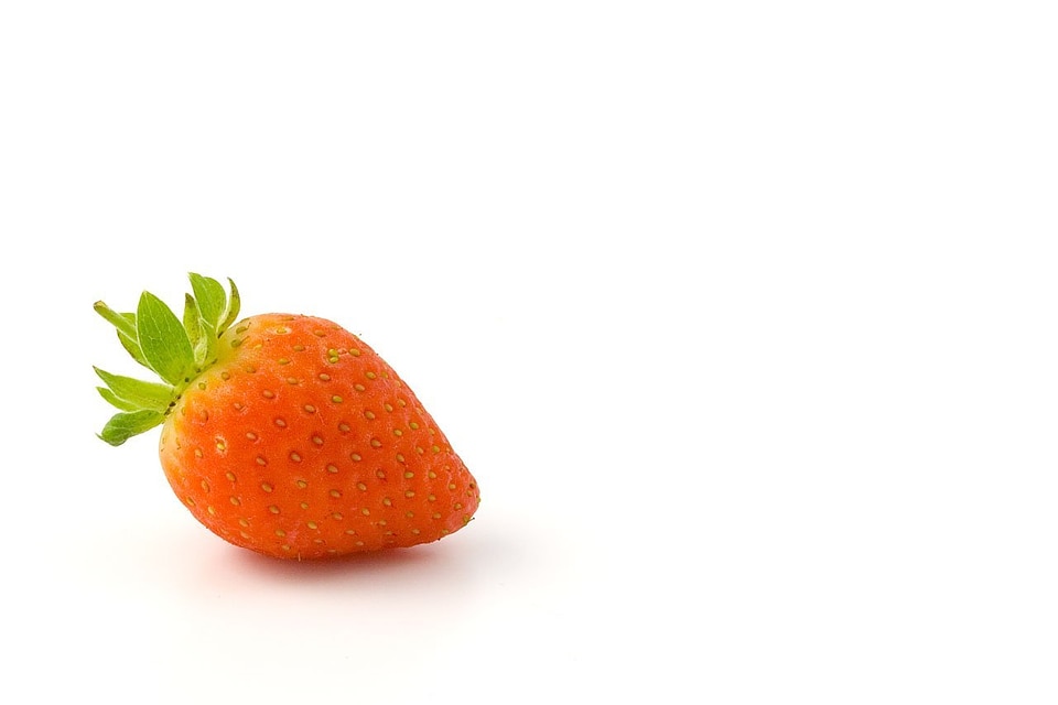 Strawberry fruit red