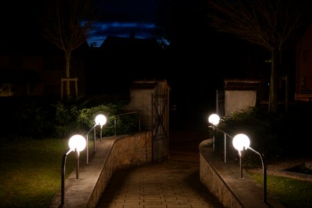 Lighting at night goal