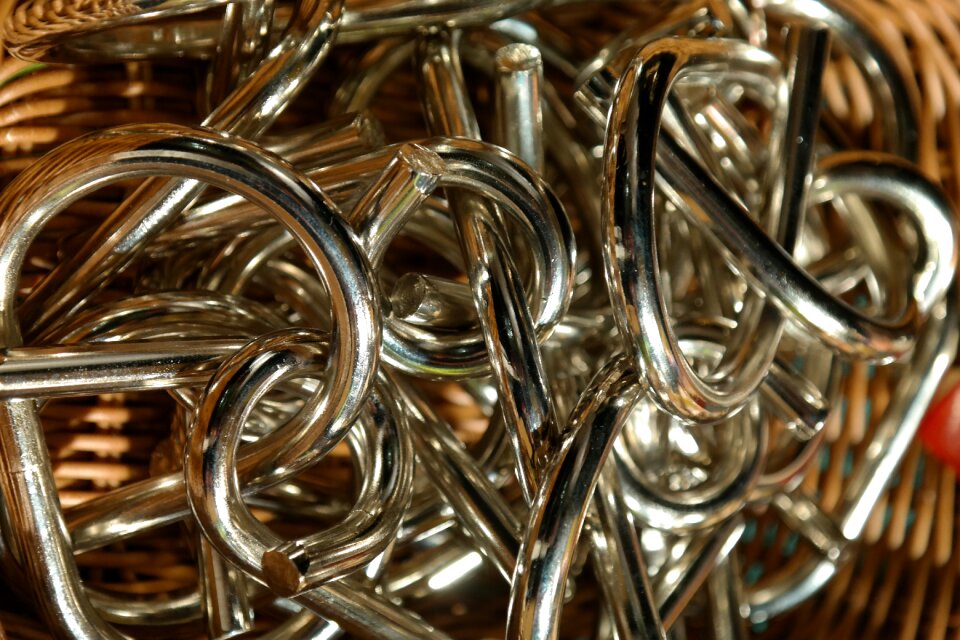 Toys metal toys puzzle piece