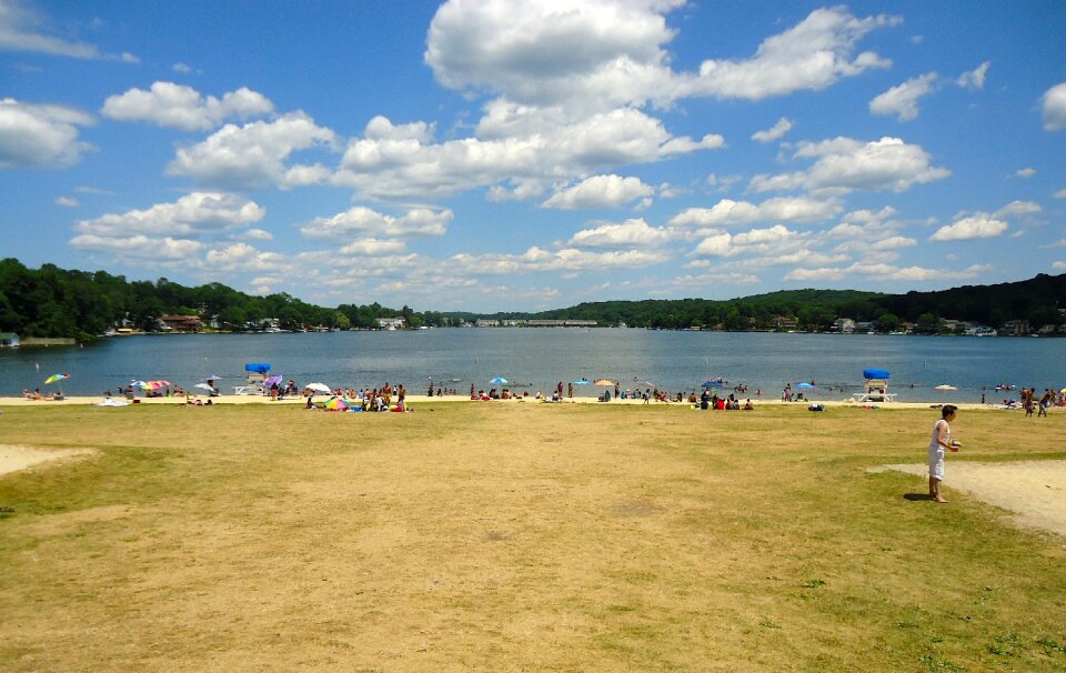Landscape lake water