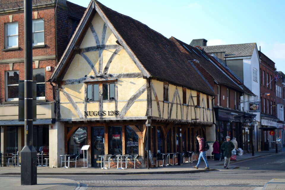 Middle ages architecture building