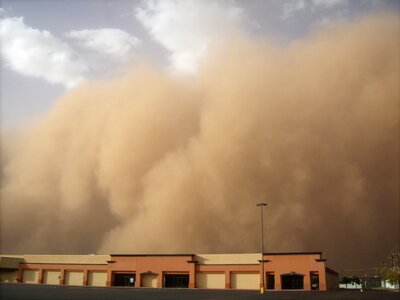 Dust dirt haboob