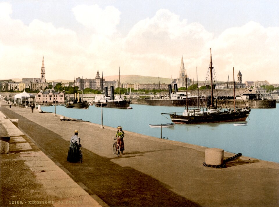 Ships kingstown photochrom