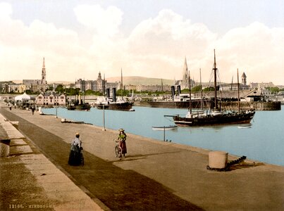 Ships kingstown photochrom