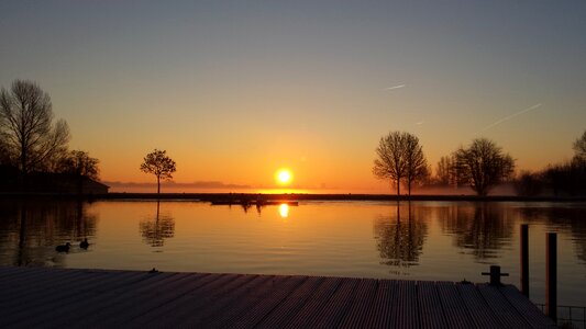 Amsterdam amstel sunrise photo