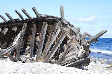 Boat wood fishing boat photo