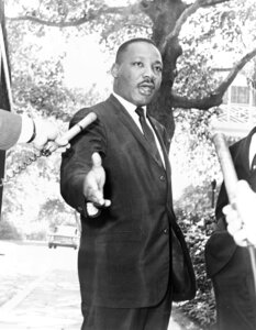 Civil rights leader vintage pastor photo
