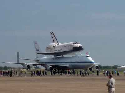Aeroplane airplane space shuttle photo
