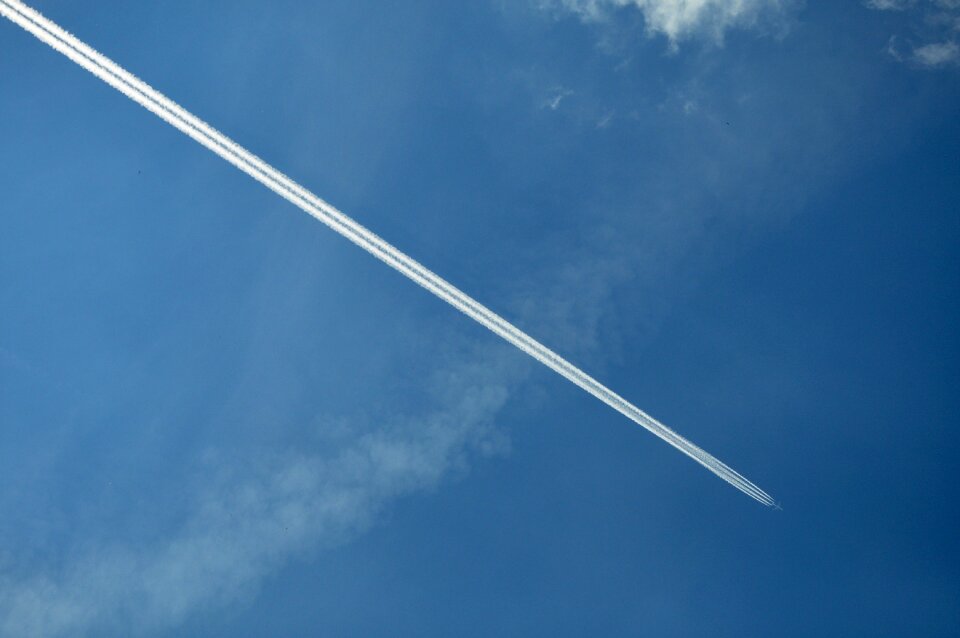 Background aircraft blue