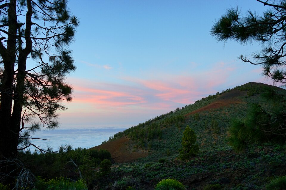 Afterglow clouds selva marine