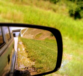 Rearview mirror mirror roadside photo