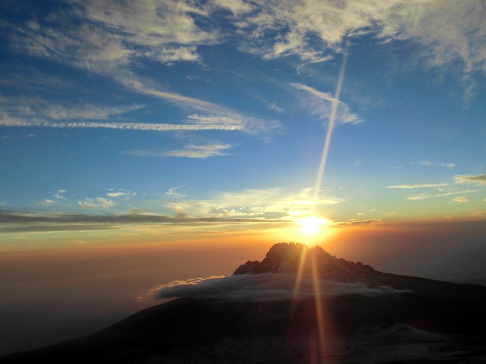 Sky travel view