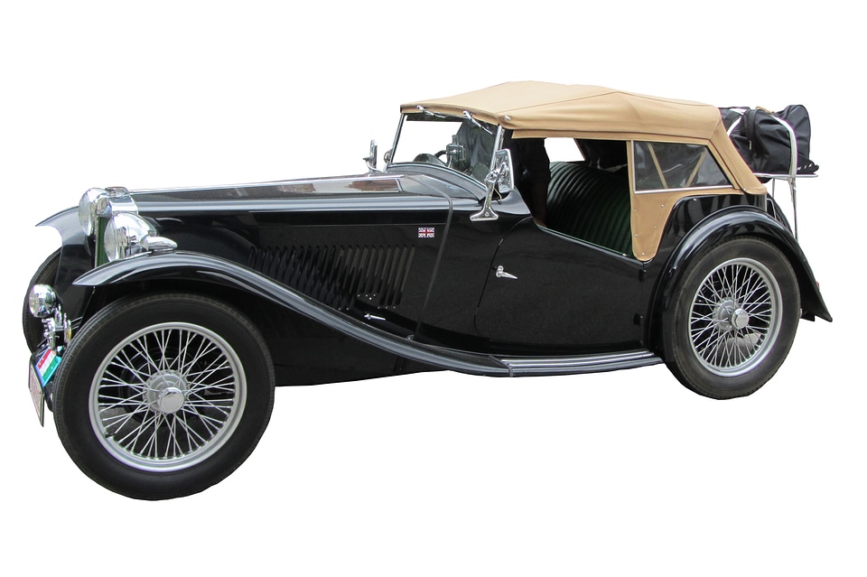 Classic automotive isolated