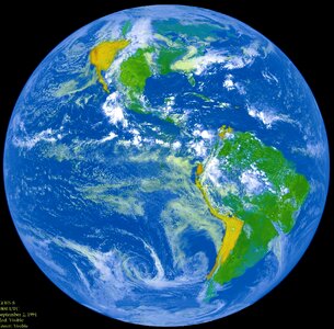 Planet world globe