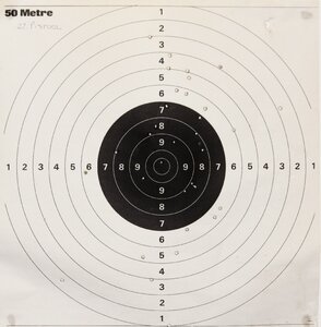 Shot hits in the black