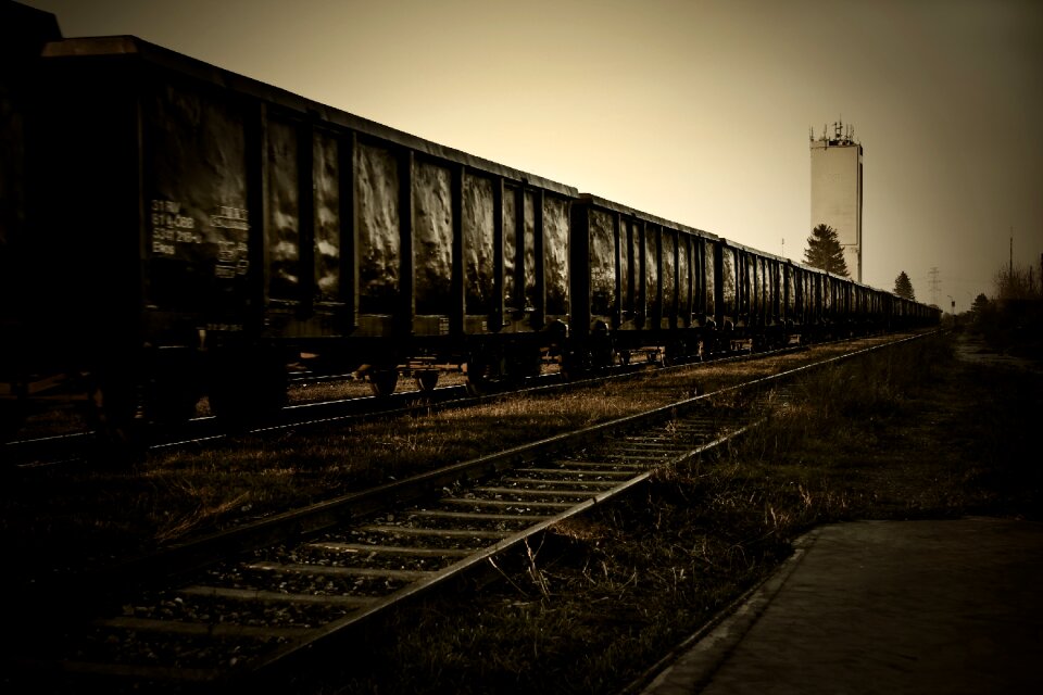 Freight train train silo