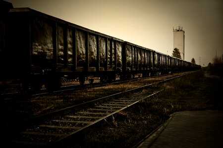 Freight train train silo