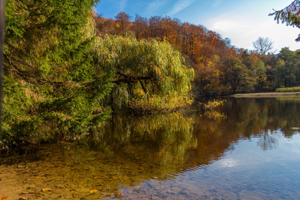 Water nature reflection photo