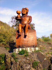 Sculpture carving middle rhine