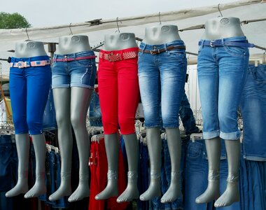 Market jeans clothing photo