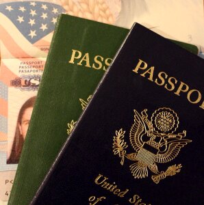 Travel document identification photo