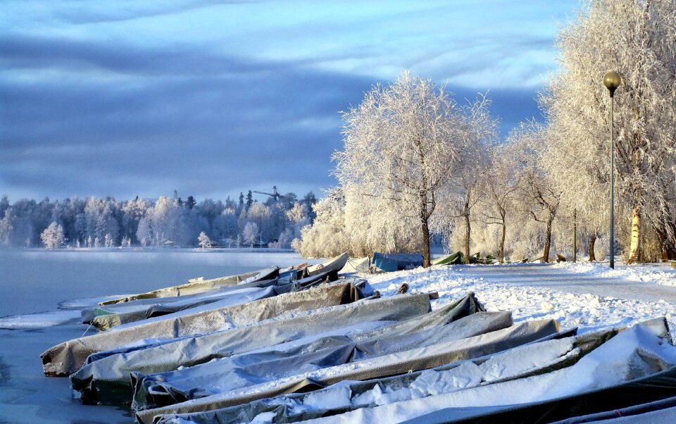 Scenic winter snow