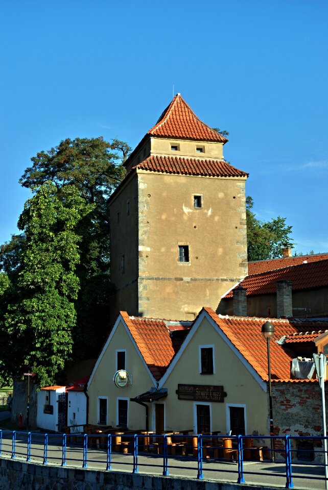 Spilhaybl castle tower zátkovo waterfront