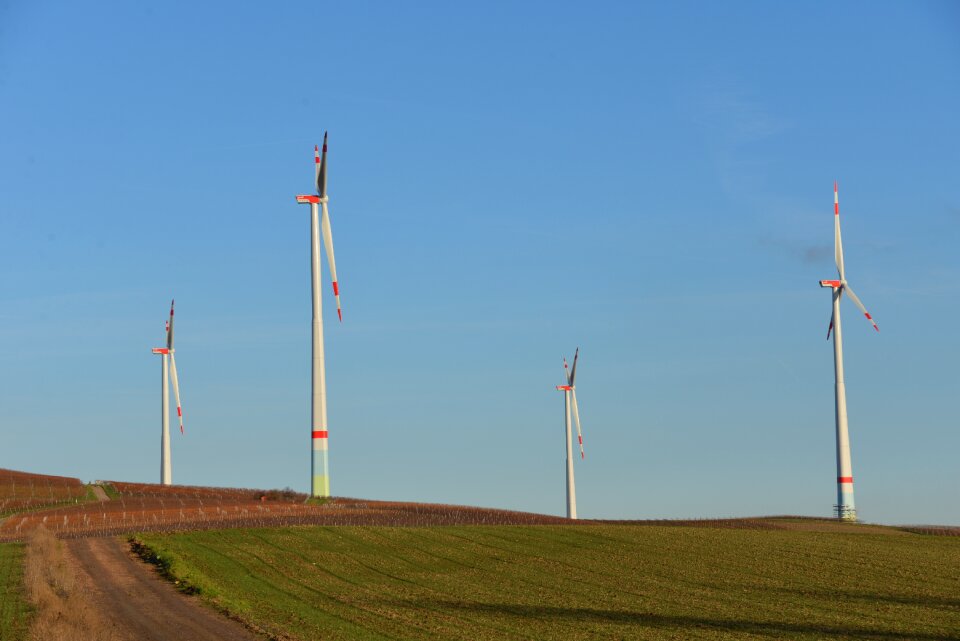 Eco energy wind power sky