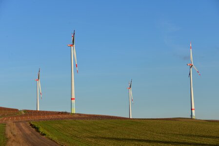 Eco energy wind power sky photo