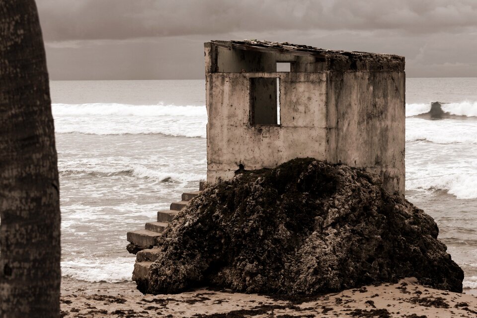 Broken building coast
